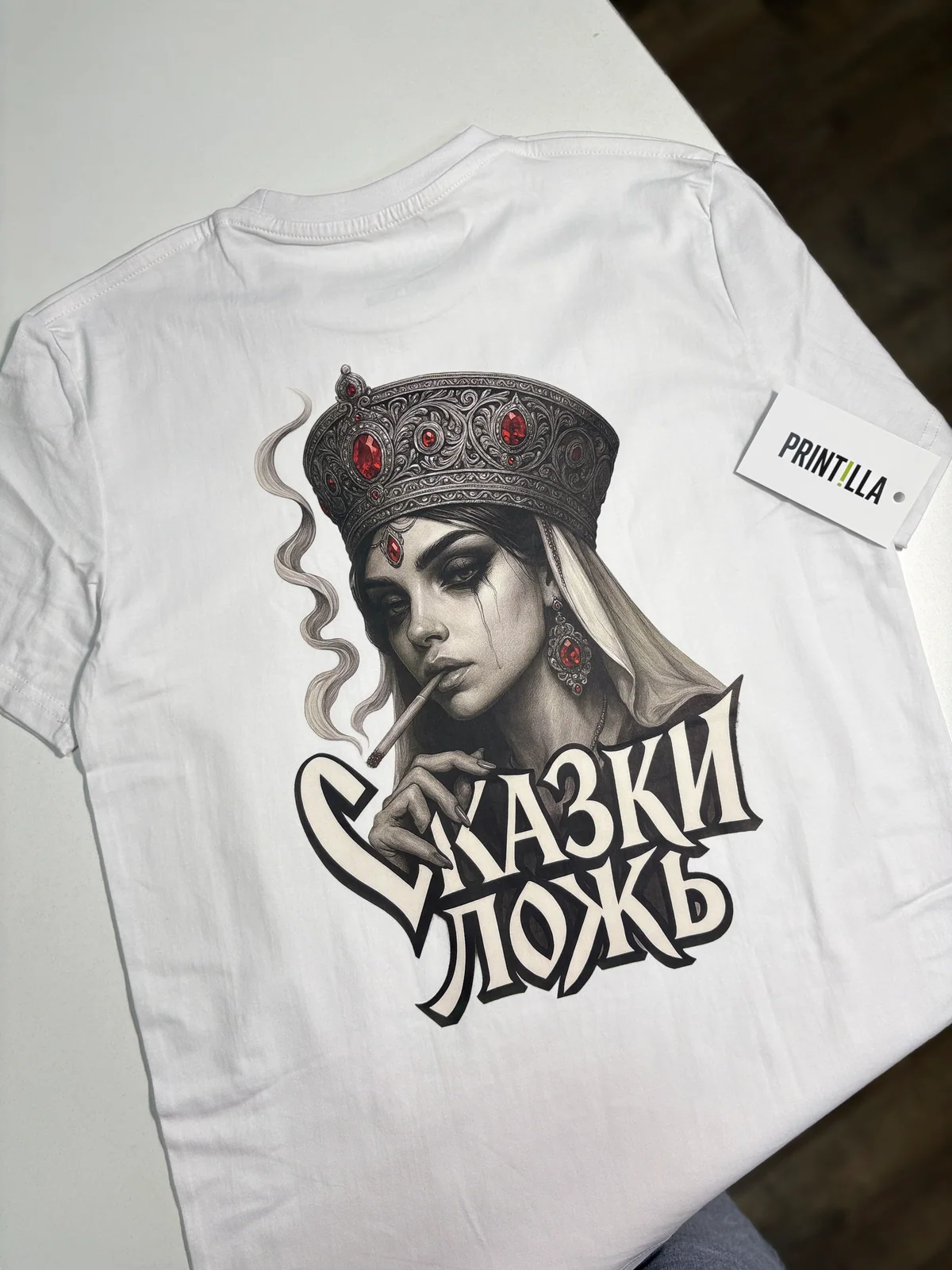 Индивидуальный принт на футболке или худи — обложка