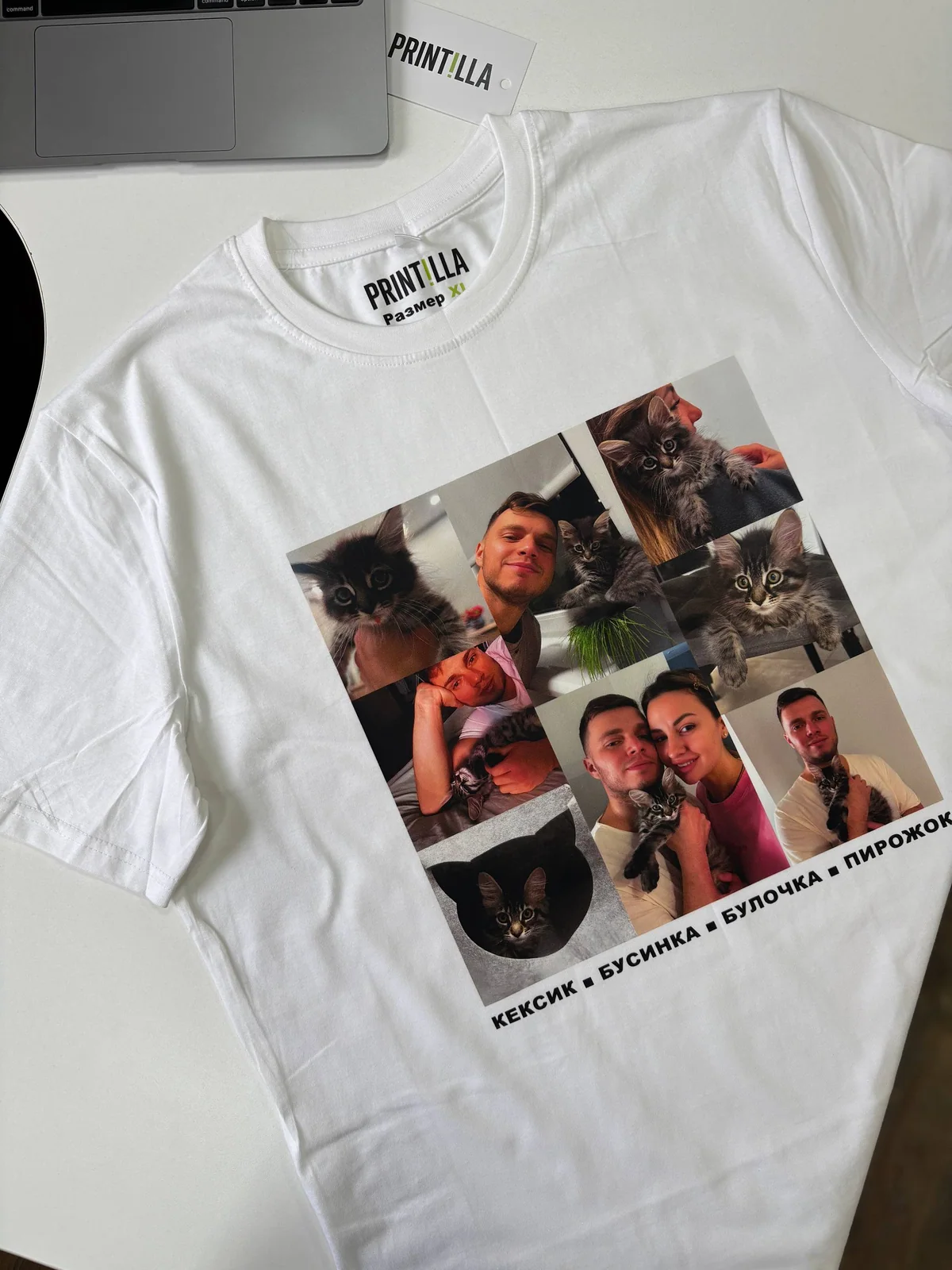 Пример индивидуального принта PRINTILLA по фотографии клиента